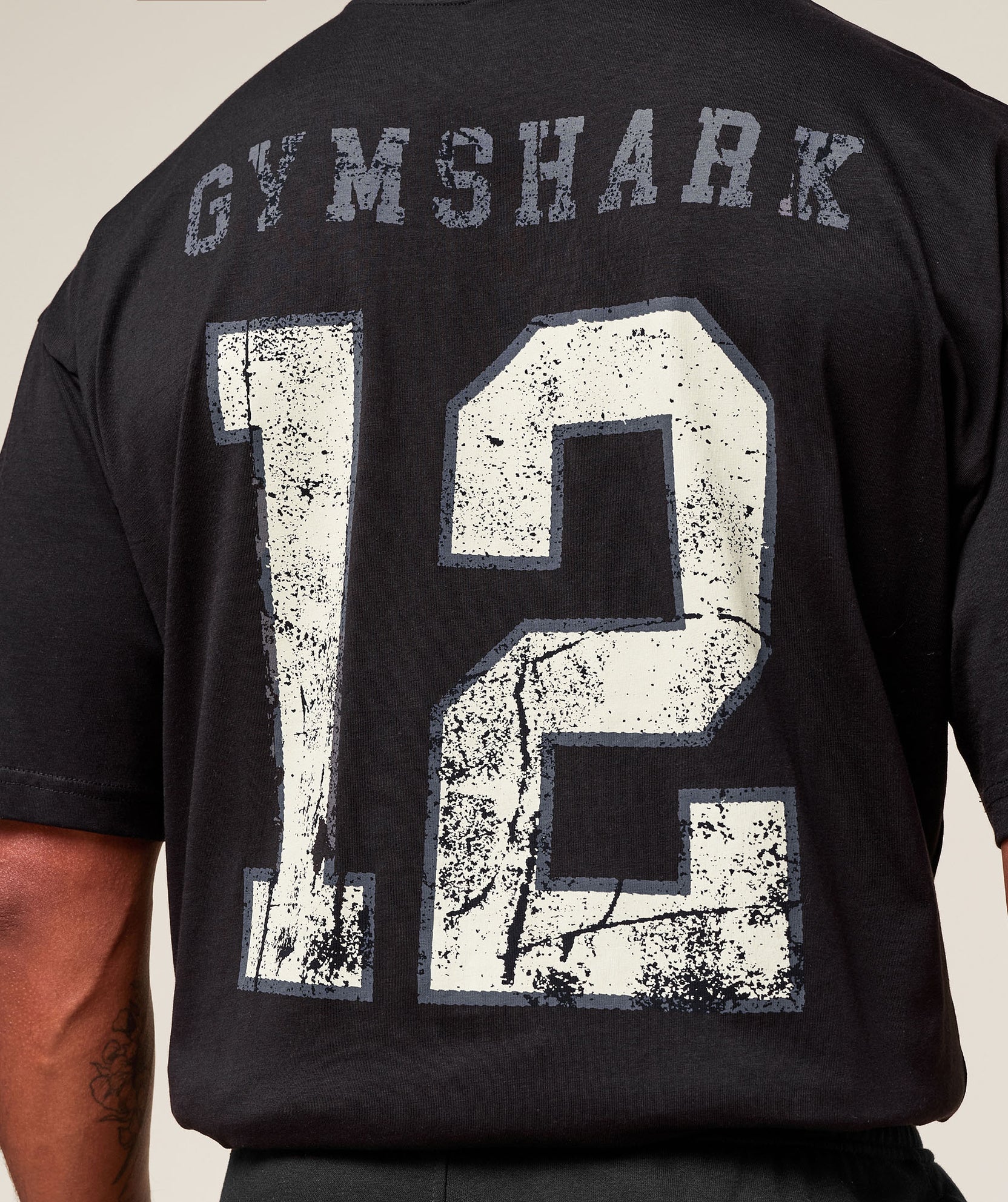 GS | Graphic Campus Number Black T-Shirt