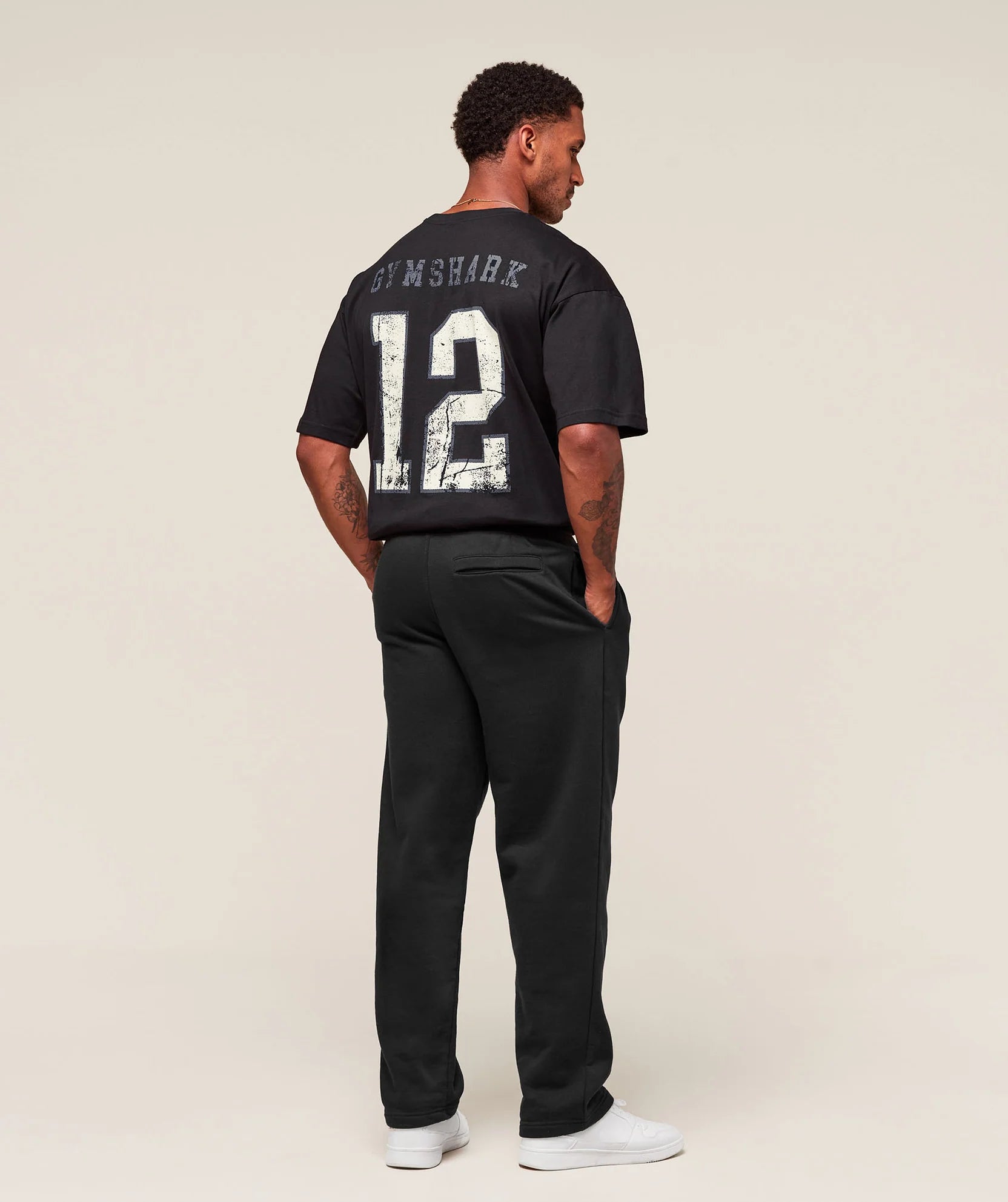 GS | Graphic Campus Number Black T-Shirt