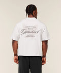 GS | Graphic Eagle Embroidered White T-Shirt