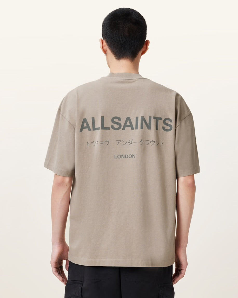 ALLSNTS | Graphic Signature Logo Stone Beige T-Shirt