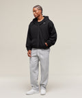 GS | Embroidered Crest Straight Leg Grey Joggers