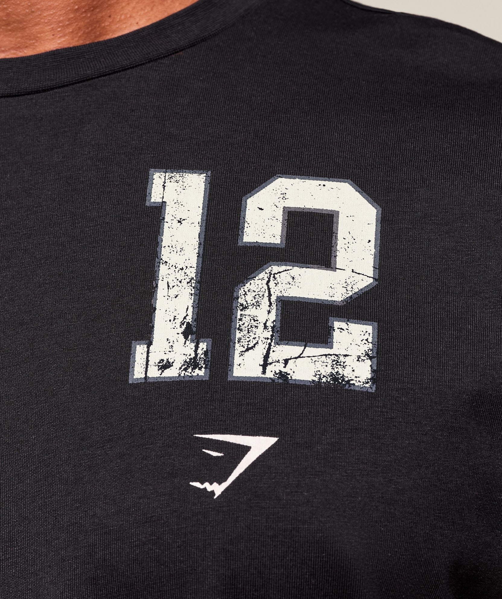 GS | Graphic Campus Number Black T-Shirt