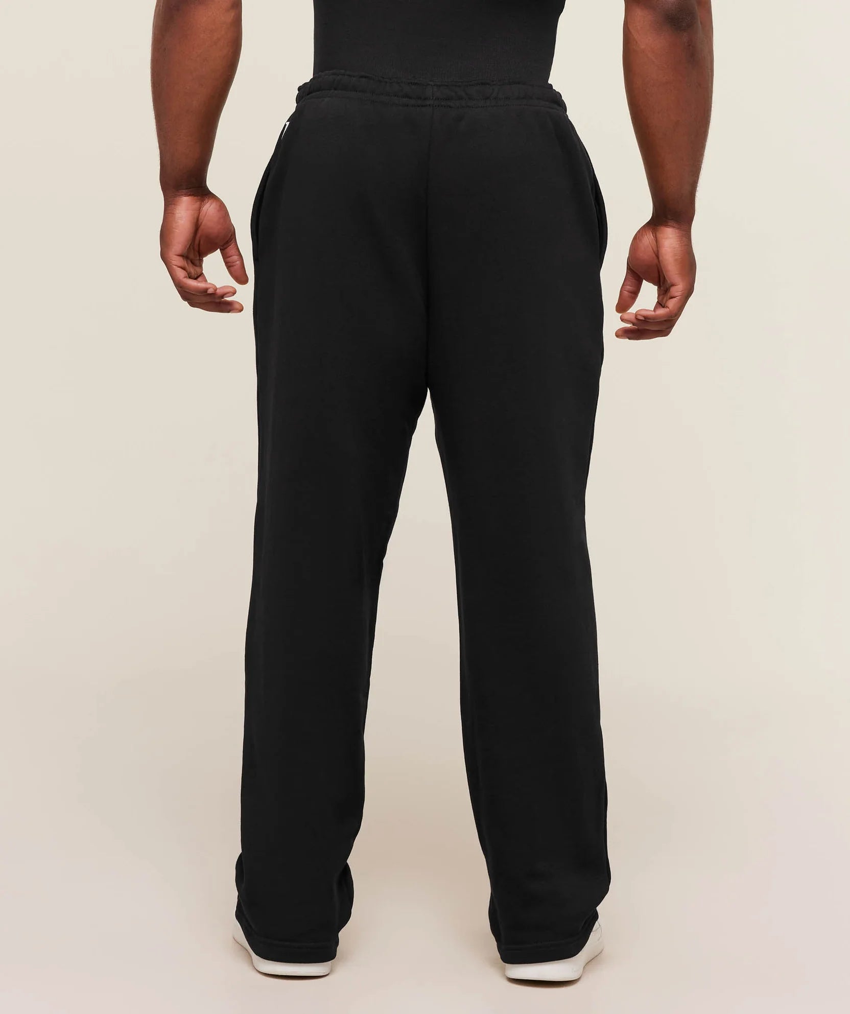 GS | Graphic Fade Print Black Straight Jogger