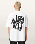 ALLSNTS | Graphic Bubble Logo White T-Shirt