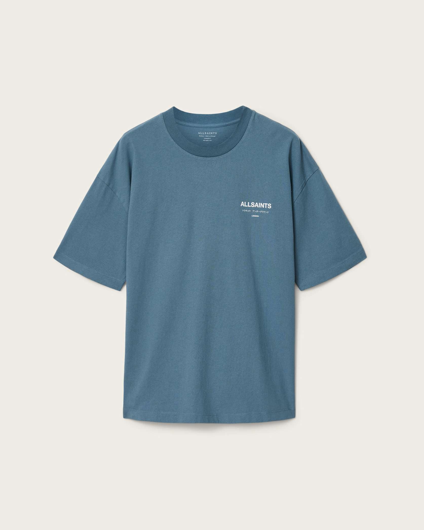 ALLSNTS | Graphic Signature Logo Blue T-Shirt