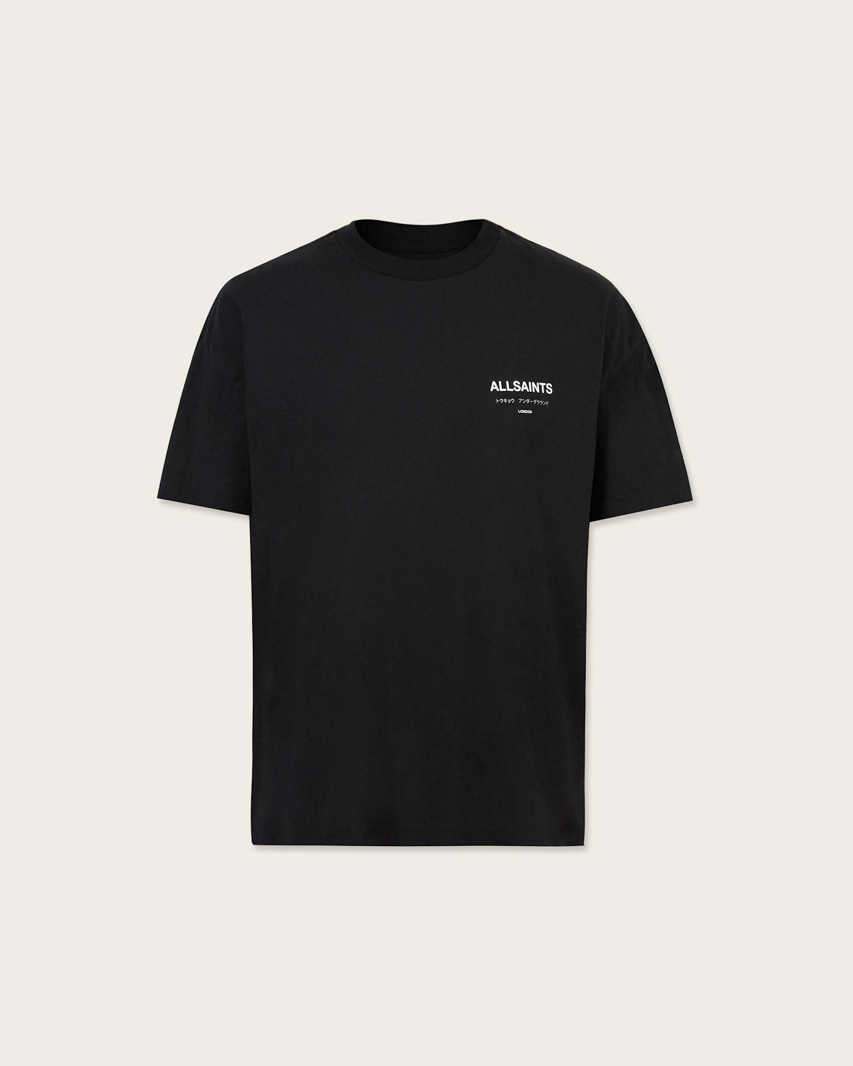 ALLSNTS | Graphic Signature Logo Black T-Shirt