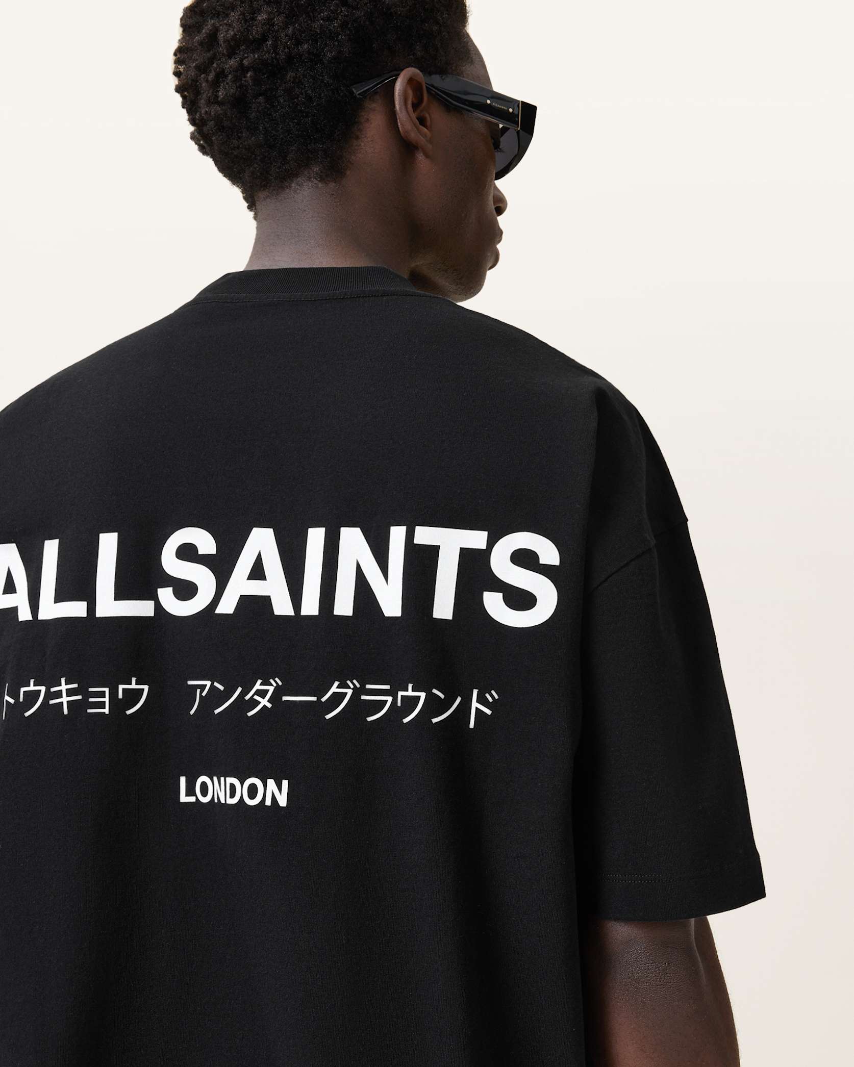 ALLSNTS | Graphic Signature Logo Black T-Shirt