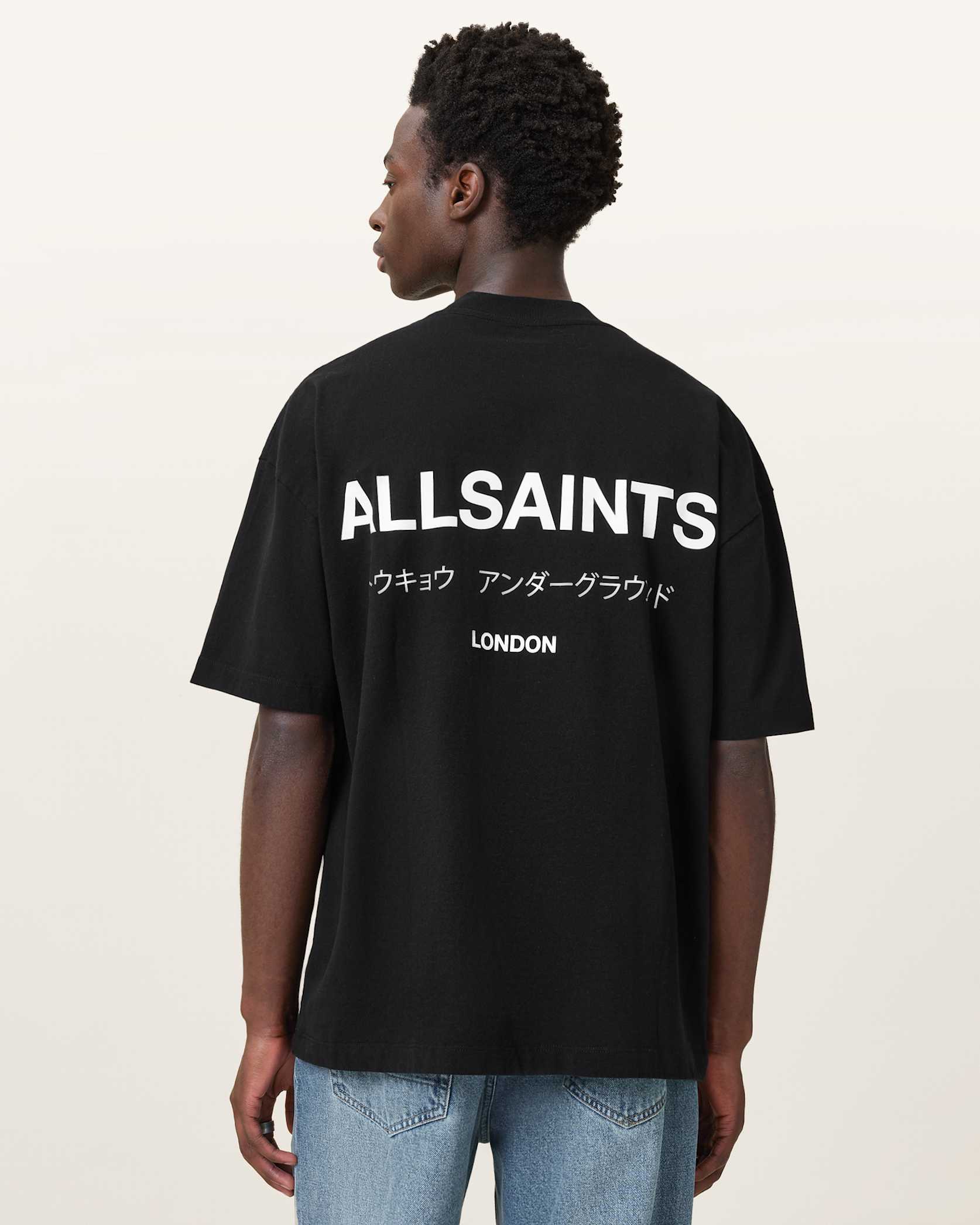 ALLSNTS | Graphic Signature Logo Black T-Shirt