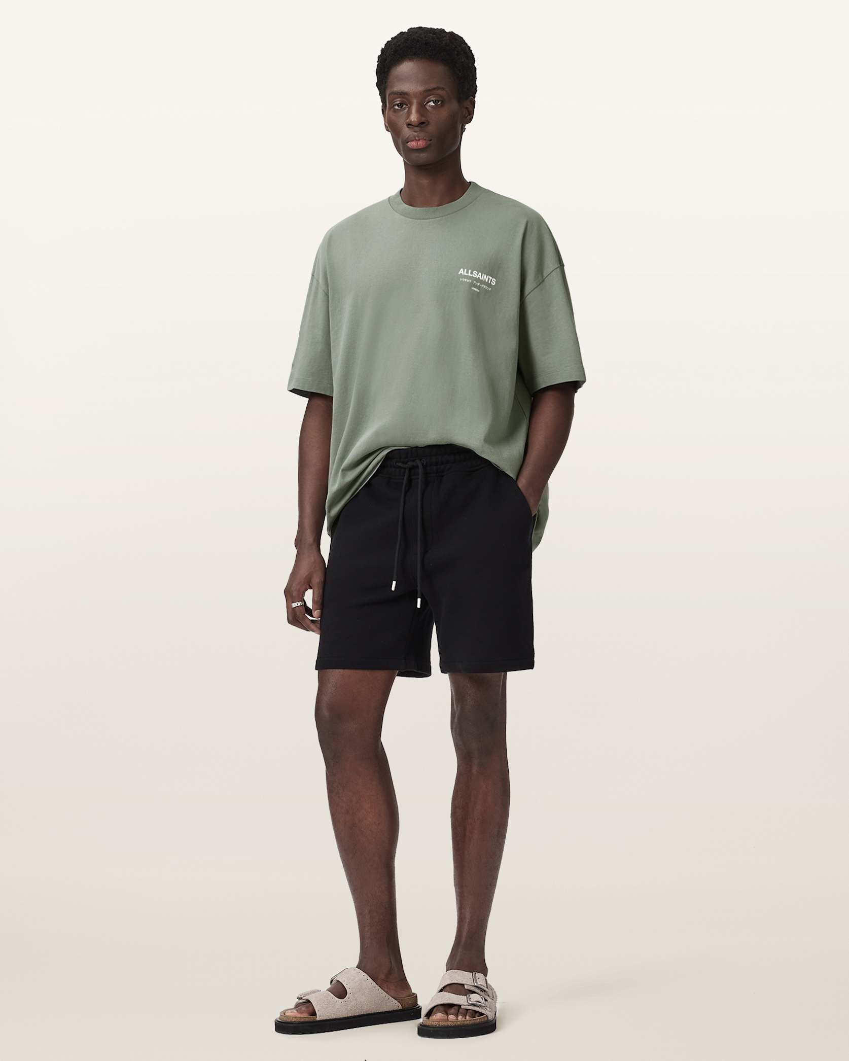 ALLSNTS | Graphic Signature Logo Green T-Shirt