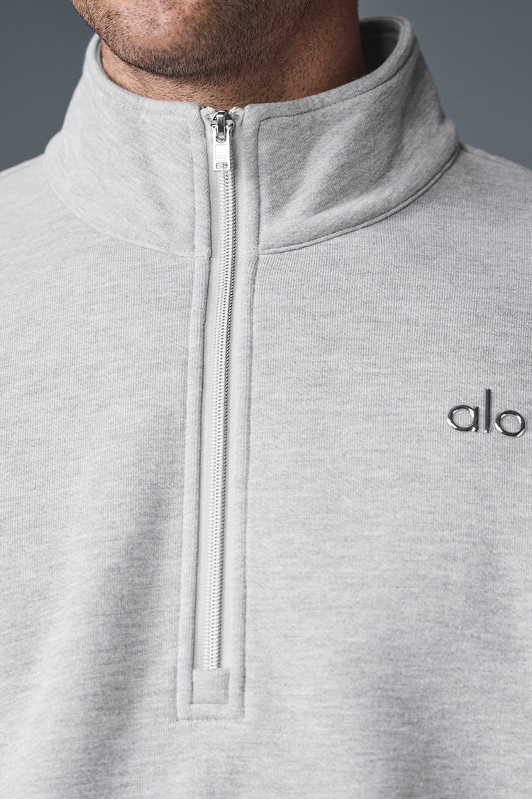 ALO | Half Zipper Pullover Sweat (Grey)