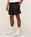 GS | Embroidered Crest Black Shorts