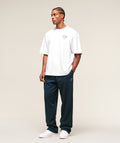 GS | Embroidered Crest Straight Leg Navy Joggers
