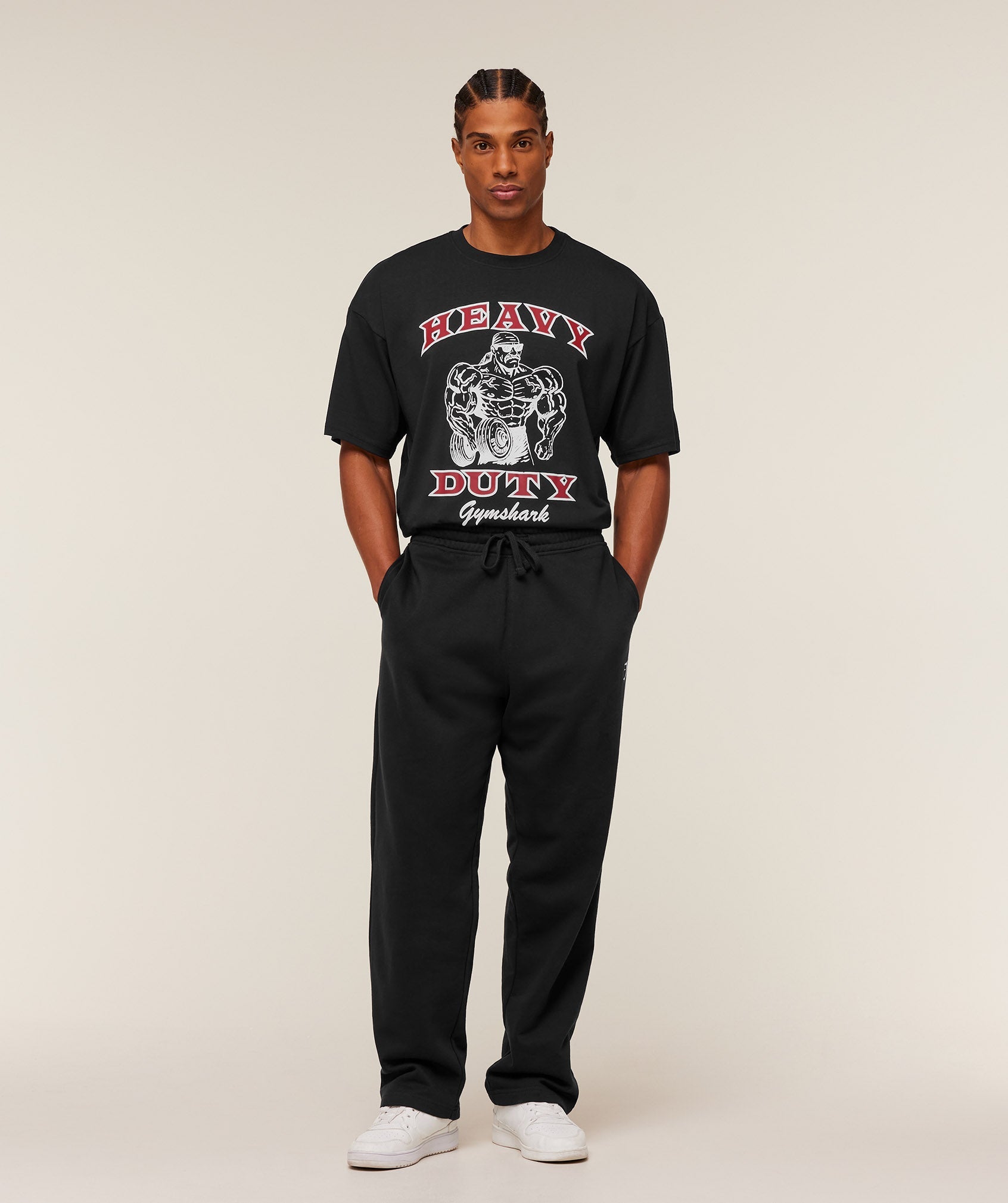 GS | Graphic Heavy Duty Black T-Shirt