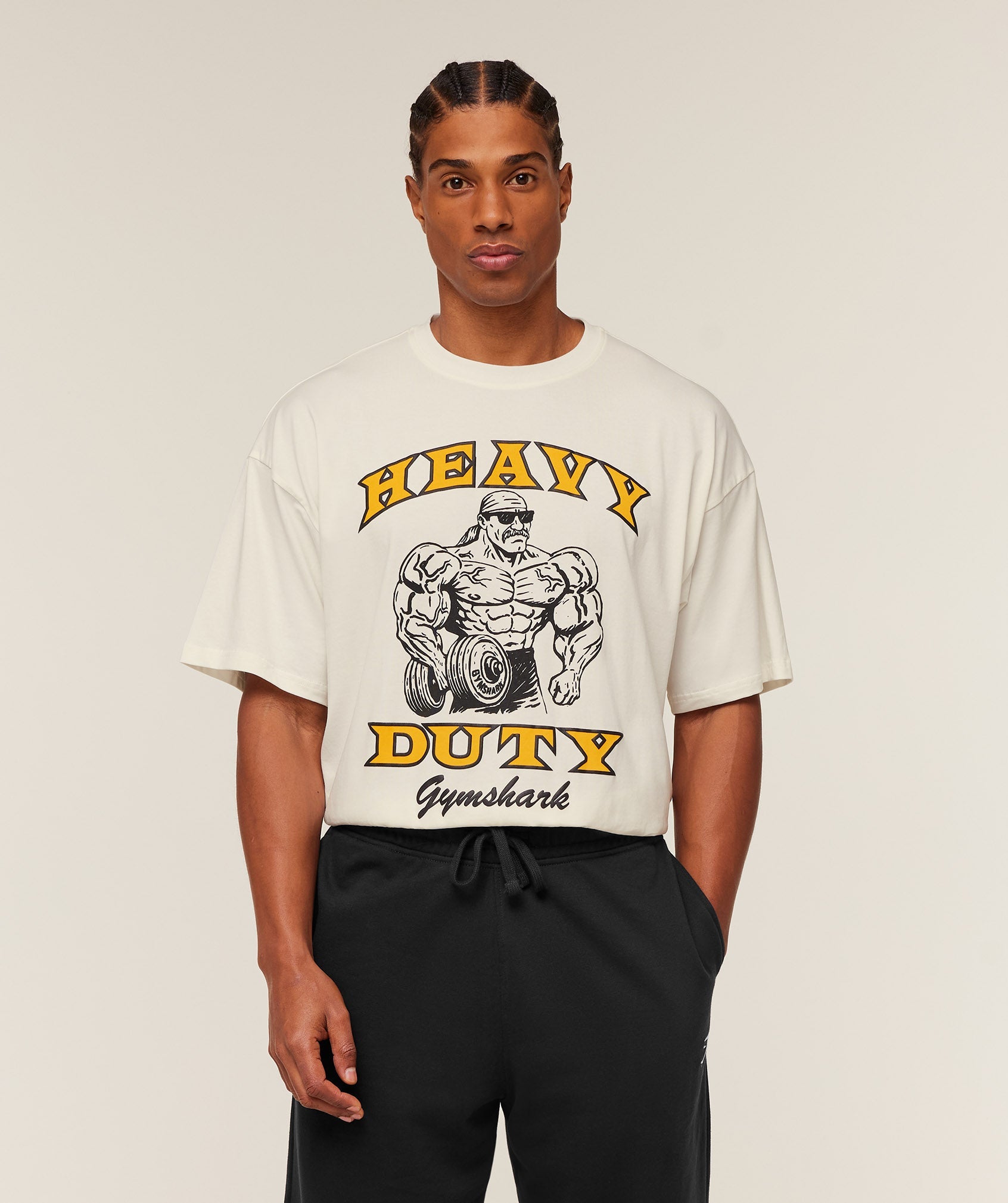 GS | Graphic Heavy Duty Soft White T-Shirt