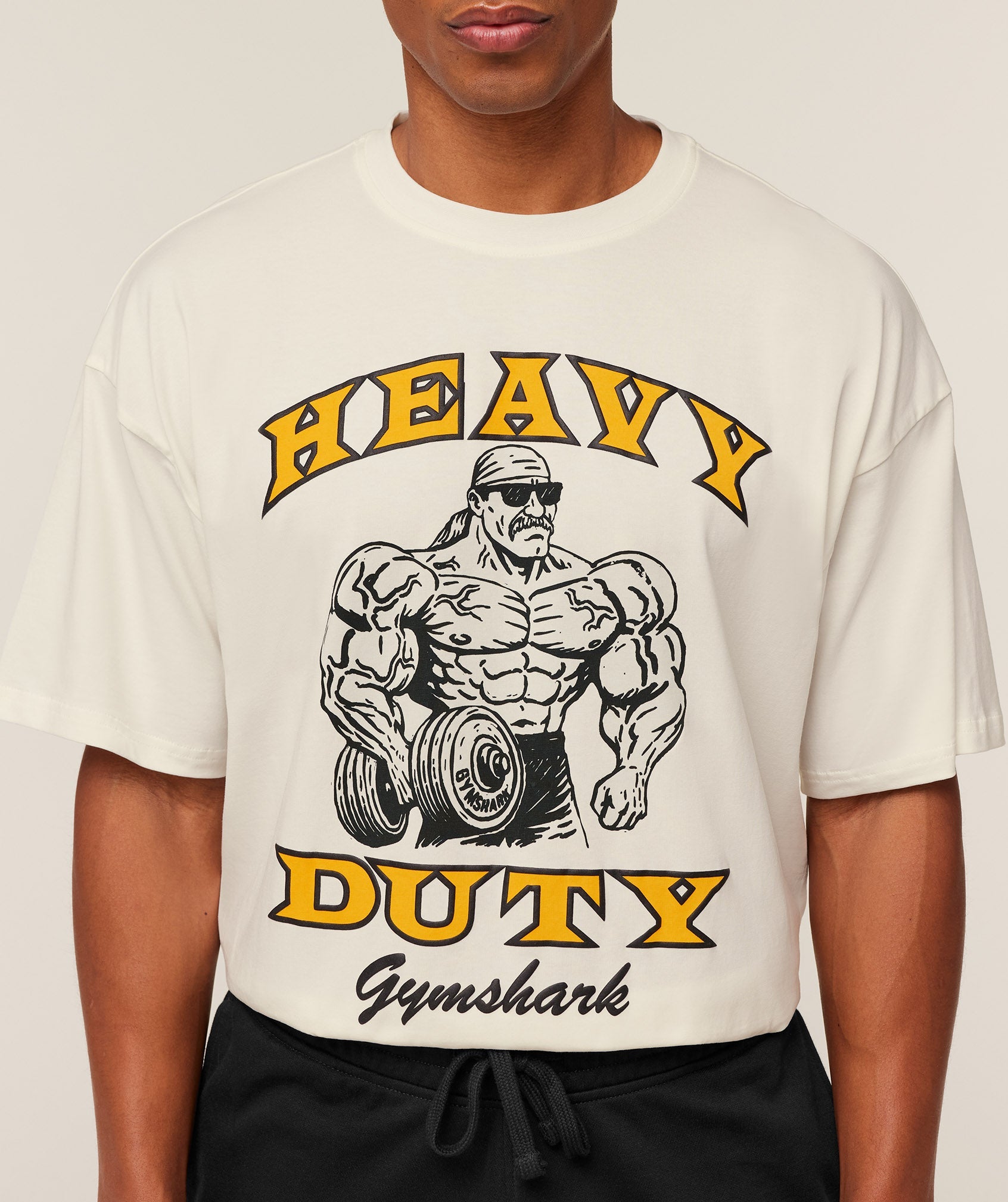 GS | Graphic Heavy Duty Soft White T-Shirt
