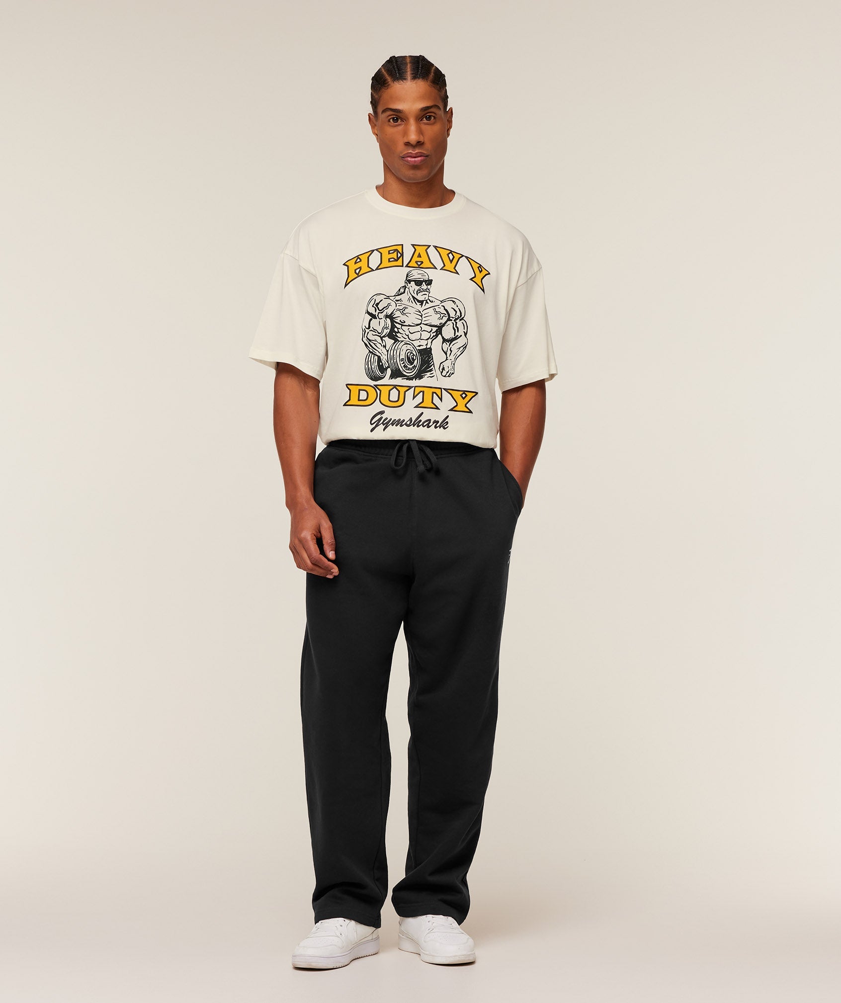 GS | Graphic Heavy Duty Soft White T-Shirt