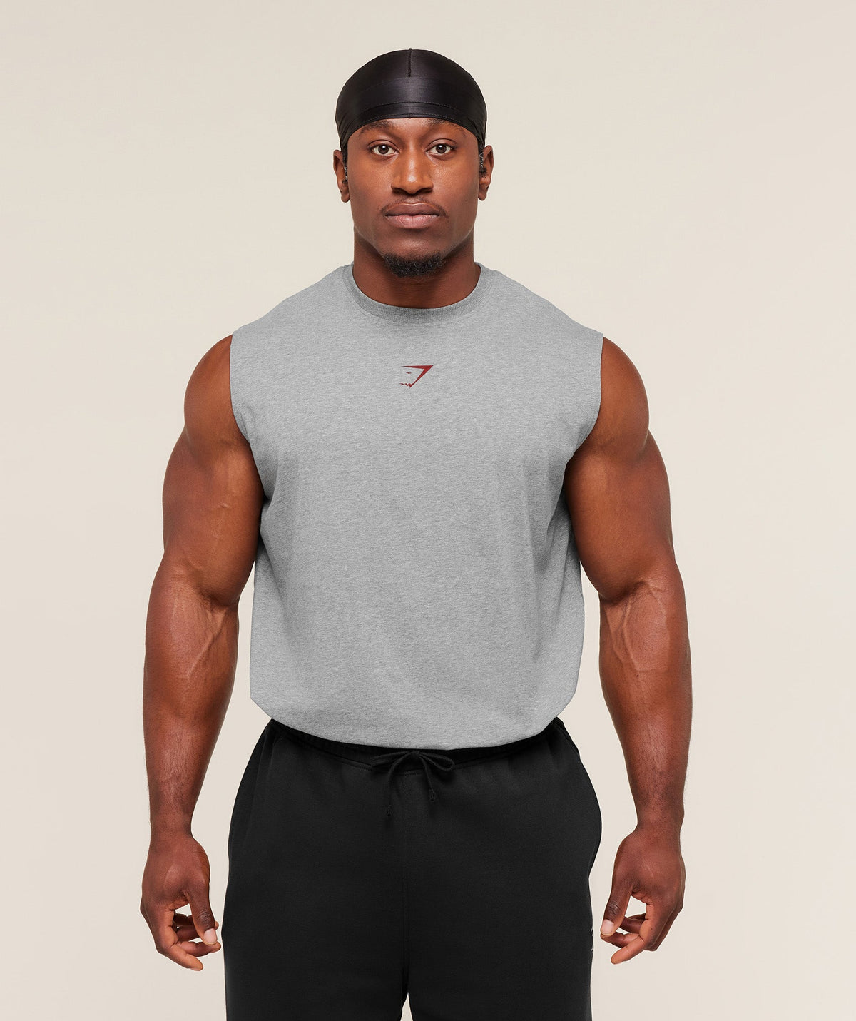 GS | Graphic Power Grey/Red Tank