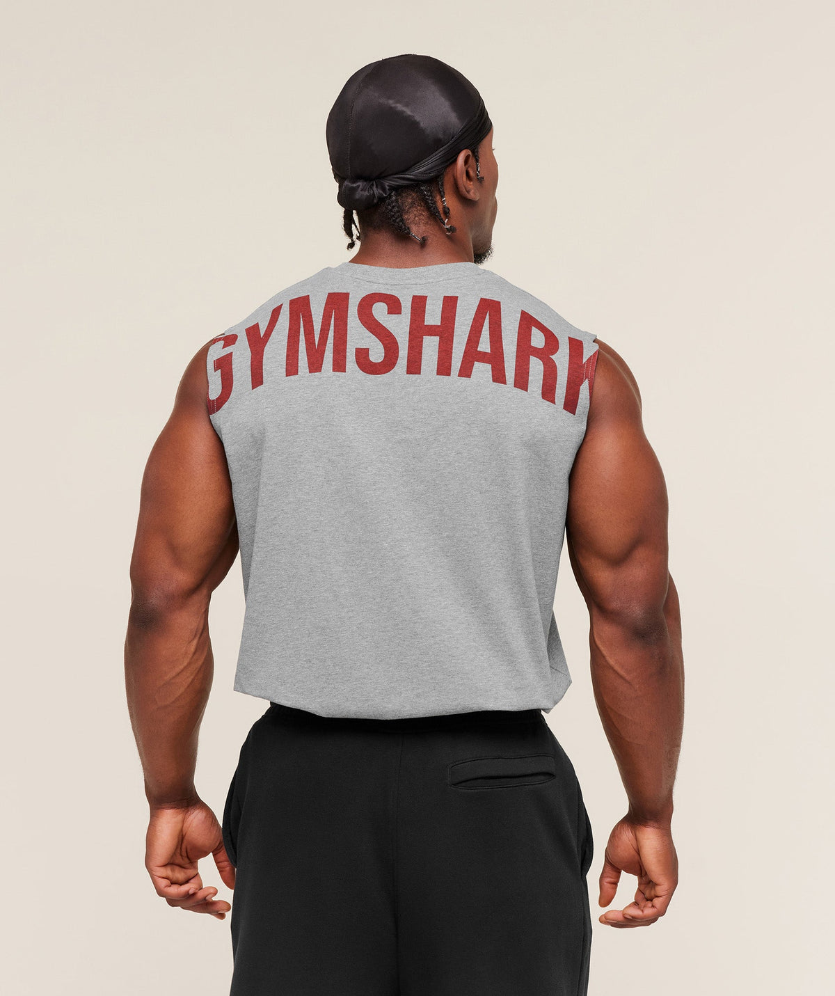 GS | Graphic Power Grey/Red Tank