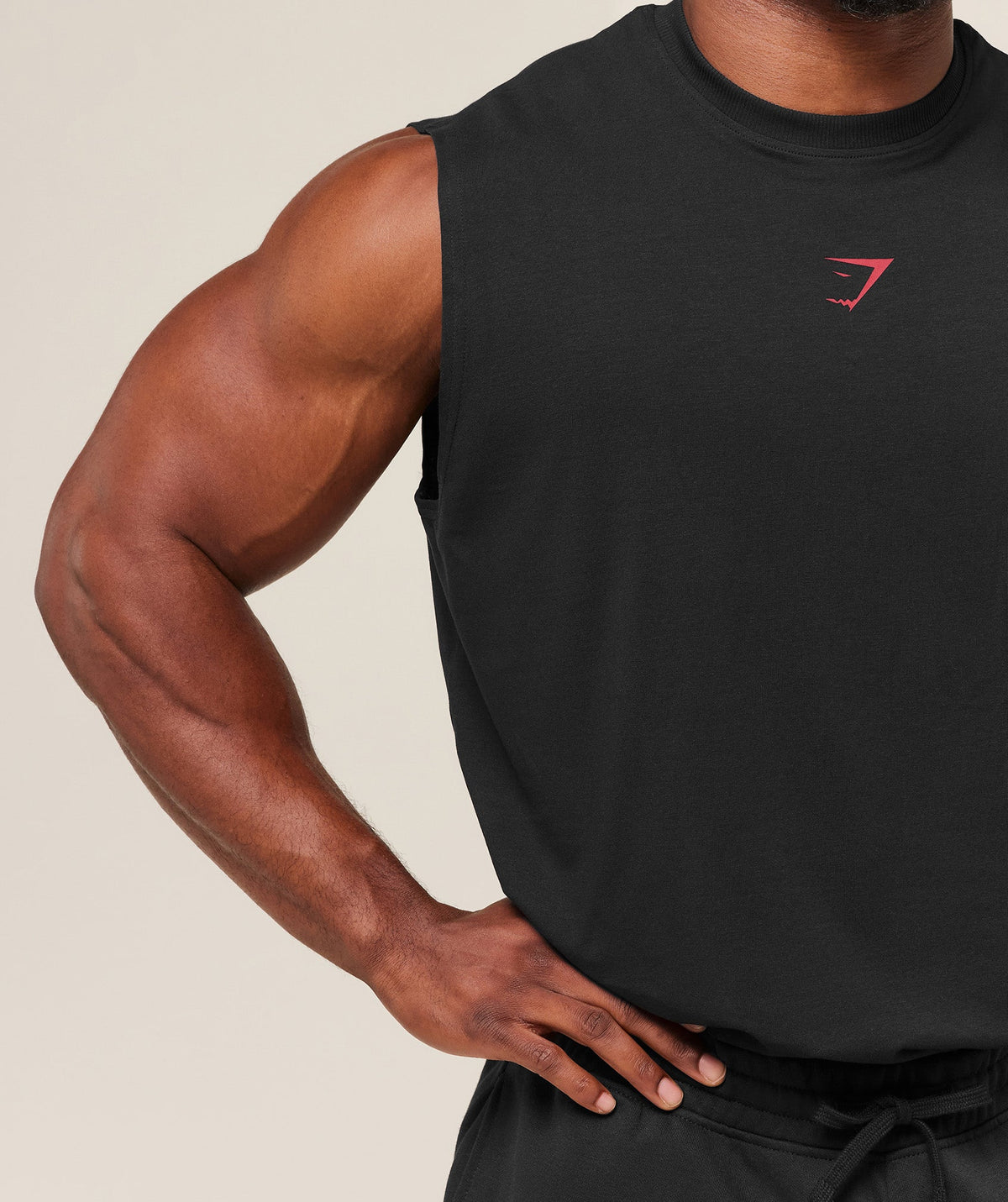 GS | Graphic Power Black/Red Tank