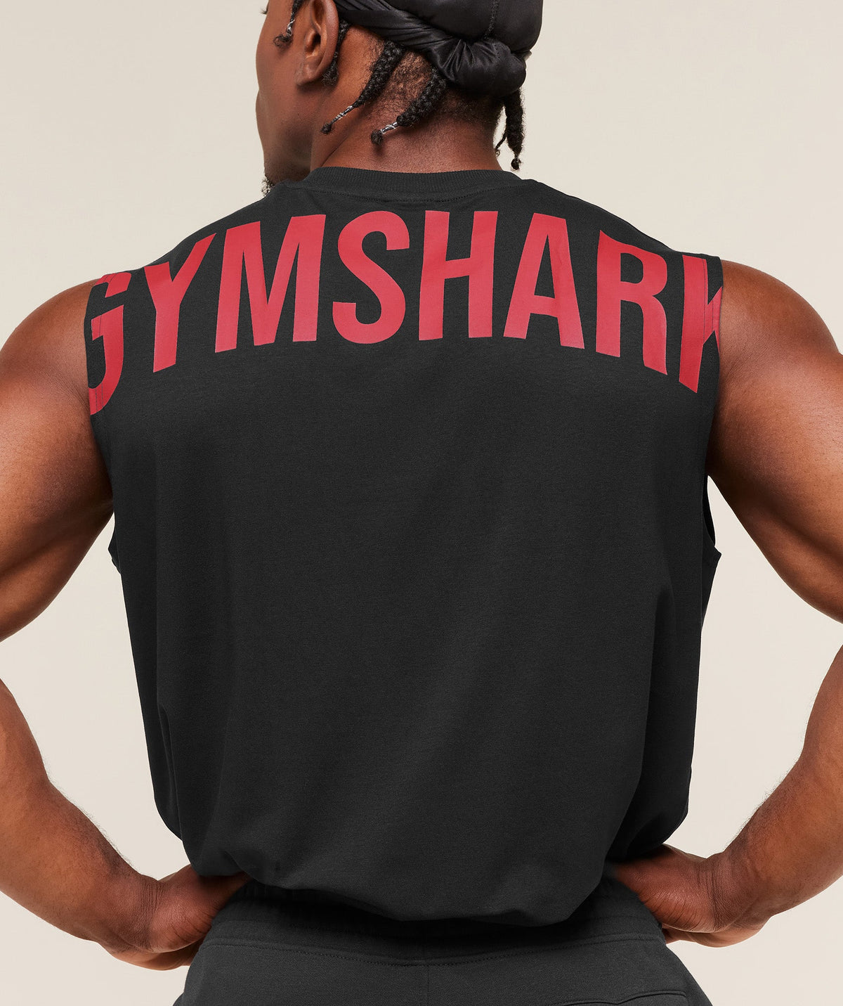 GS | Graphic Power Black/Red Tank
