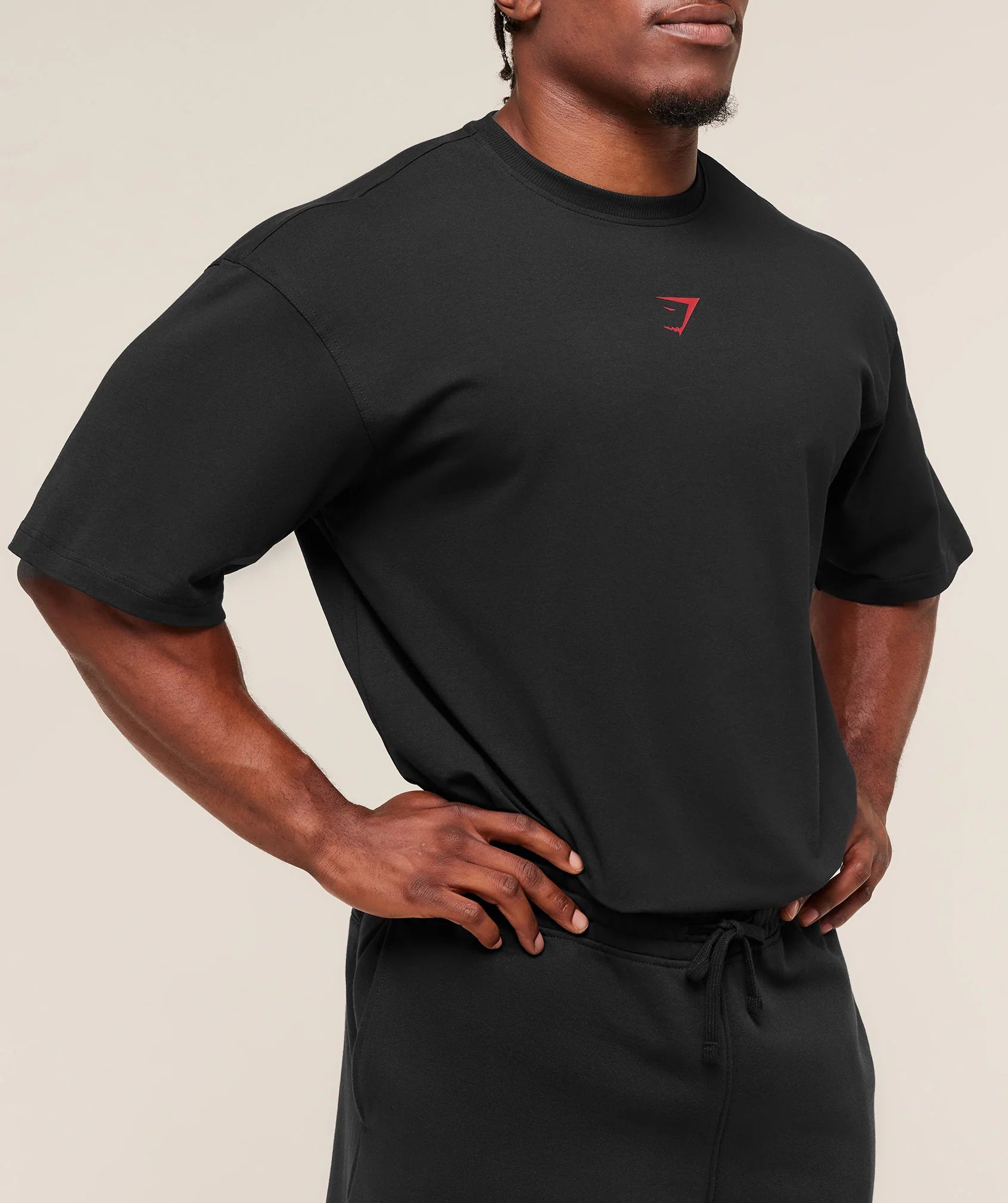 GS | Graphic Power Black/Red T-Shirt