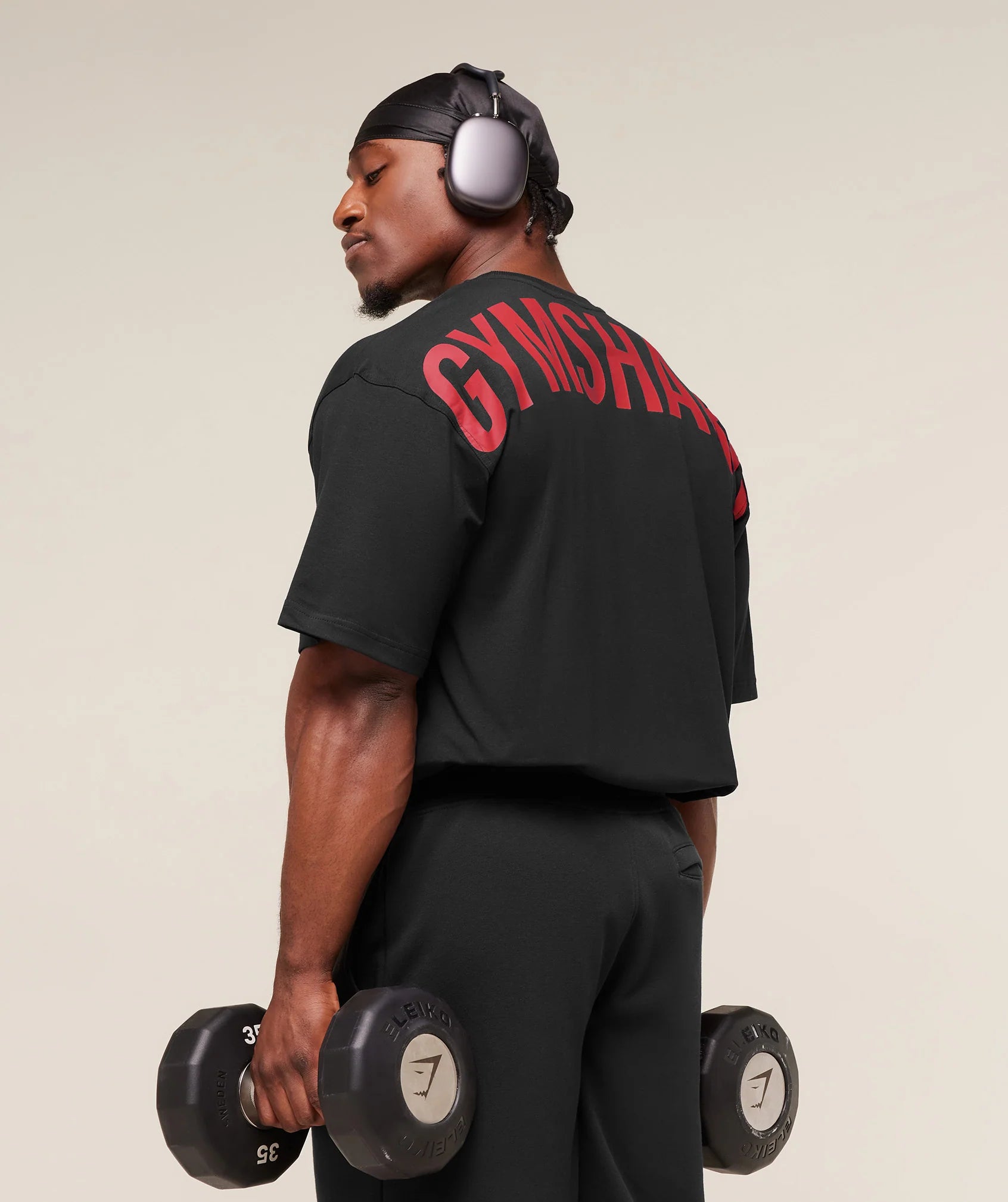 GS | Graphic Power Black/Red T-Shirt