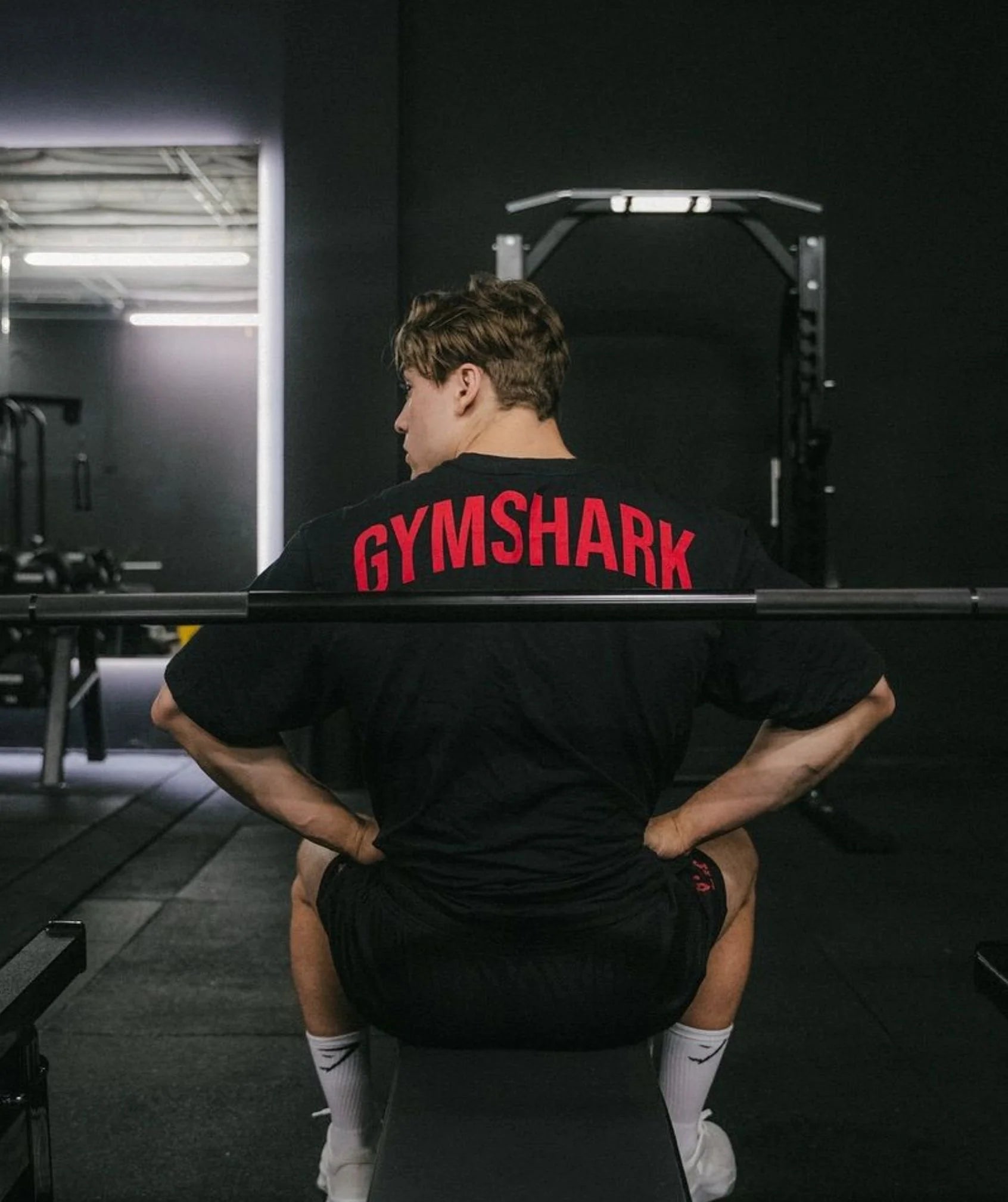 GS | Graphic Power Black/Red T-Shirt